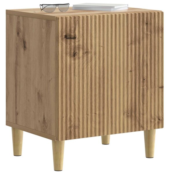 Éjjeliszekrény 2 pcs Kézműves Tölgy 43 x 34,5 x 50 cm