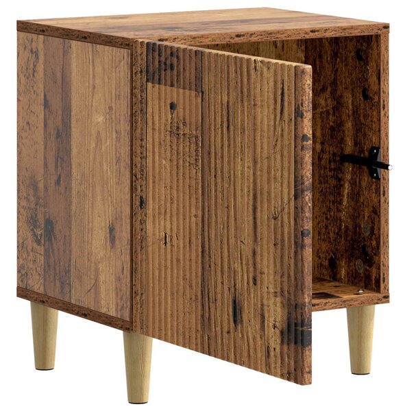 Éjjeliszekrény 2 pcs Antik Fa 43 x 34,5 x 50 cm Szerelt Fa