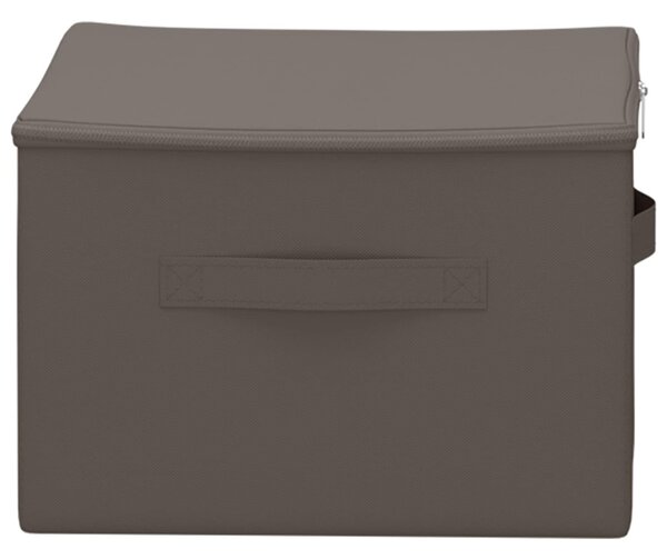 Tároló Doboz Szürke 43 x 34 x 23 cm Nem szőtt textil