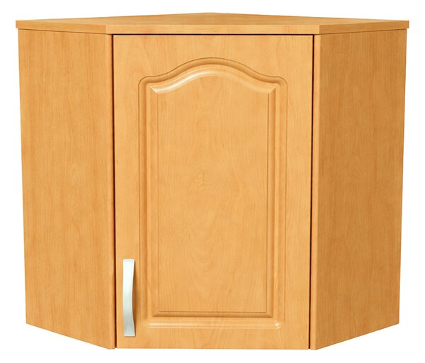 KONDELA Sarok konyhaszekrény, felső, jobbos, éger, LORA MDF NEW KLASIK W60 / 60