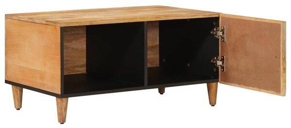 Dohányzóasztal Barna 80 x 50 x 40 cm Tömör Mangófát