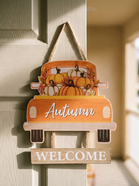 Sinsay - Fali dekoráció – autó „Autumn Welcome” felirattal - többszínű