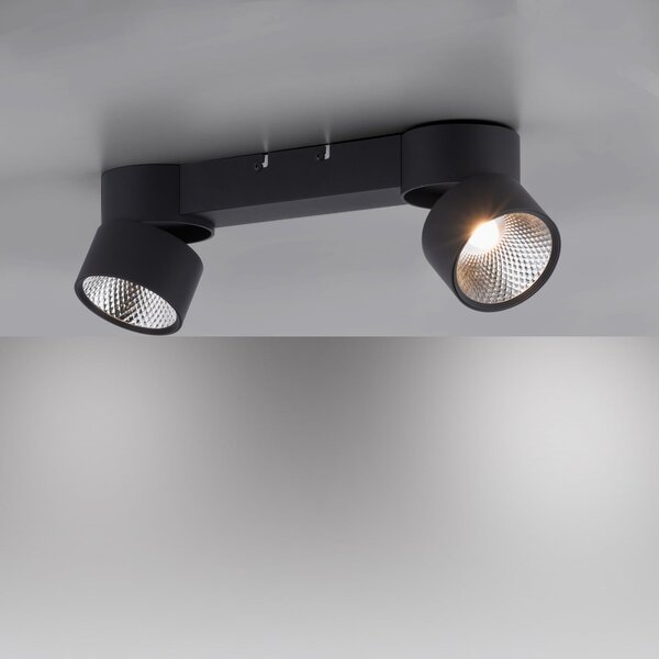 Mennyezeti Lámpa PURE, Nola, dimmable, Fekete, Nappali, Fém, Modern