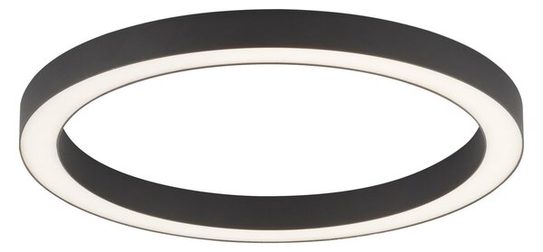 Mennyezeti Lámpa PURE, PURE Lines Round, dimmable, Fekete, Nappali, Fém, Modern