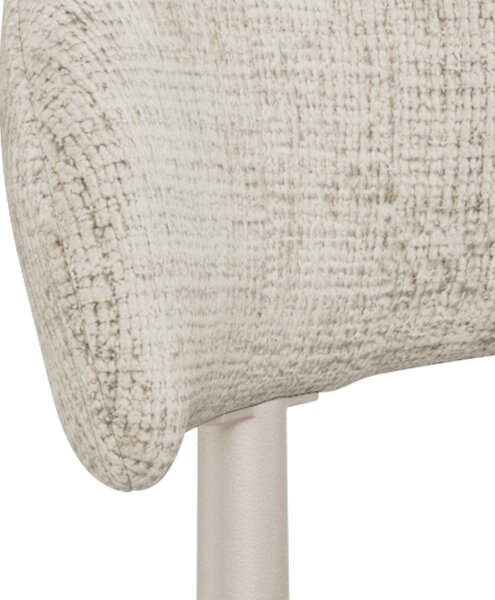 MAZZONI EXPORT IRIS Bézs (Juto 4 szövet)/szürke-bézs váz (cashmere) - MODERN KÁRPITOZOTT SZÉK BOHO STÍLUSÚ NAPPALIBA/ÉTKEZŐBE