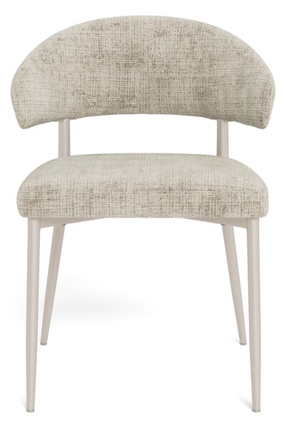MAZZONI EXPORT IRIS Bézs (Juto 4 szövet)/szürke-bézs váz (cashmere) - MODERN KÁRPITOZOTT SZÉK BOHO STÍLUSÚ NAPPALIBA/ÉTKEZŐBE