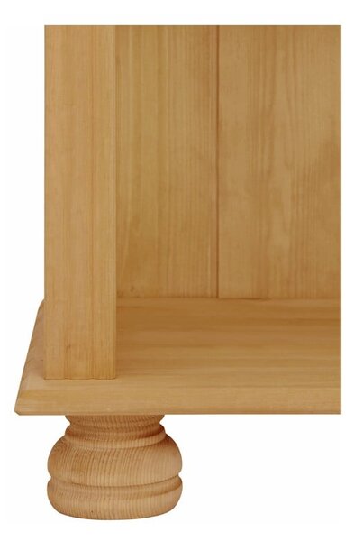 Natúr színű borovi fenyő könyvespolc 77x116 cm Ella – Støraa