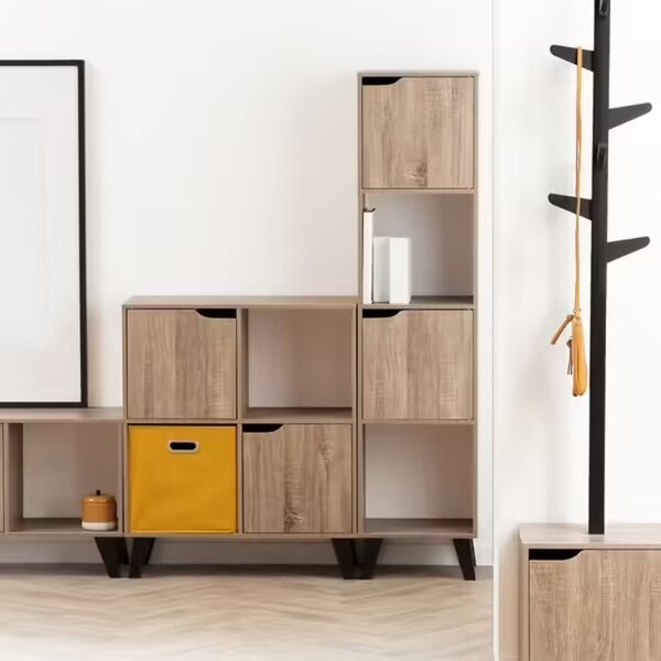 Komód 2db ajtóval és polccal - 68x80cm sonoma tölgy - Intenso Home