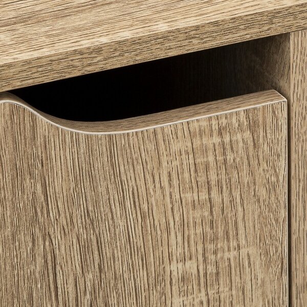 Komód 2db ajtóval és polccal - 68x80cm sonoma tölgy - Intenso Home
