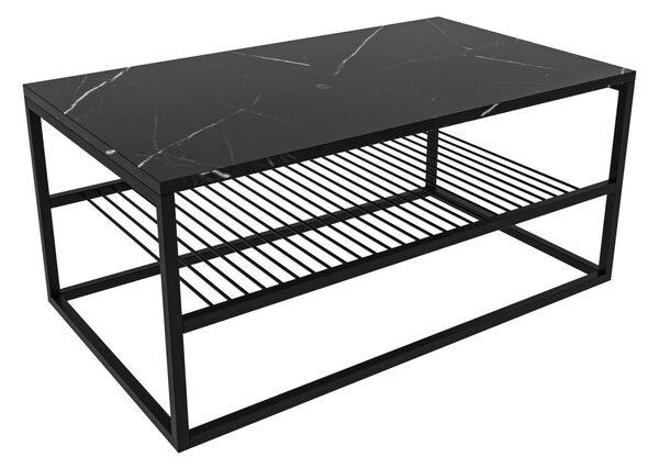 Asude dohányzóasztal, fekete, 95 cm