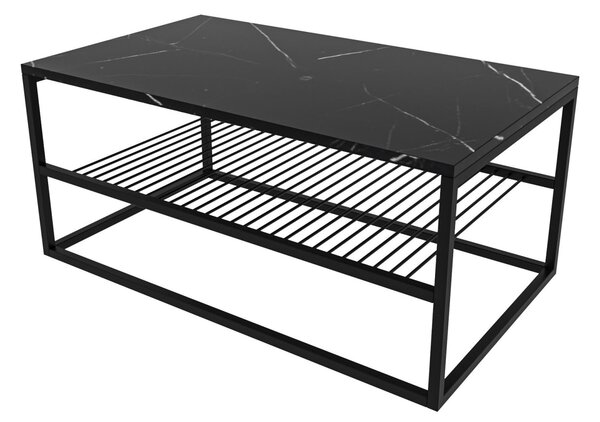 Asude dohányzóasztal, fekete, 95 cm