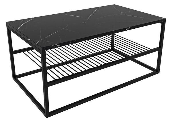 Asude dohányzóasztal, fekete, 95 cm