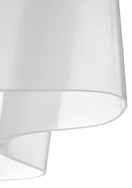 Artemide Logico mennyezeti lámpa 40x40 cm fehér, dimmelhető, Fehér / opál, Nappali / Étkező, Üveg, Dizájn