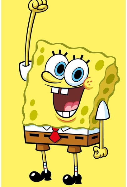 Spongyabob kéztörlő (hurrá)