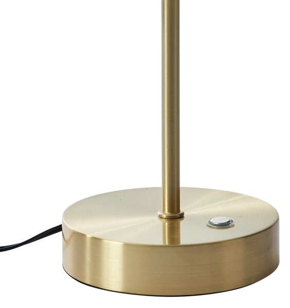 Arany design asztali lámpa opálüveggel, LED-del, dimmelhető - Joya