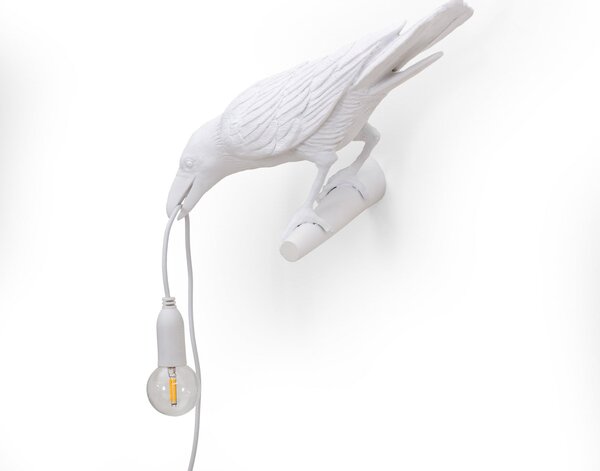 Asztali lámpa SELETTI, Bird Lamp, Fehér, Nappali, Műanyag, Dizájn