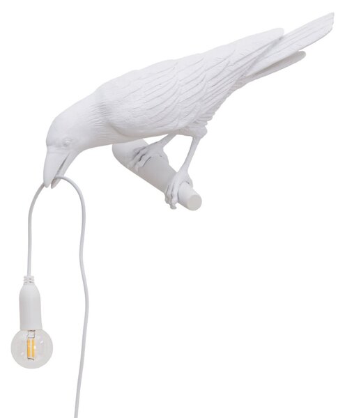 Asztali lámpa SELETTI, Bird Lamp, Fehér, Nappali, Műanyag, Dizájn