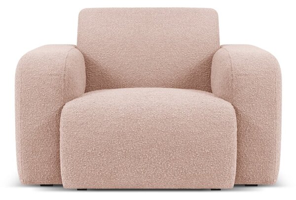 Rózsaszín buklé fotel Molino – Micadoni Home