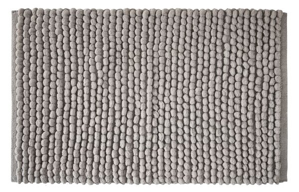 Szürke fürdőszobai kilépő 50x80 cm Aspen Bobble – Bianca
