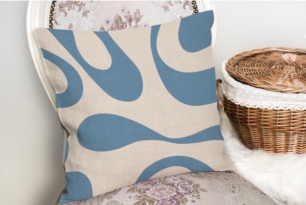 Párnahuzat 43x43 cm Blue Latte – Mila Home