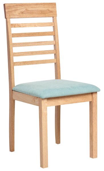 Étkezőszék kétdarabos szettben ORTLEY Keményfa Világosbarna/ Menta