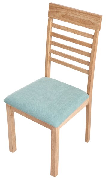 Étkezőszék kétdarabos szettben ORTLEY Keményfa Világosbarna/ Menta