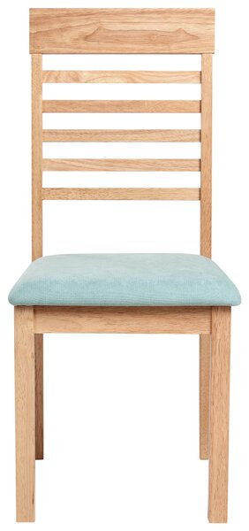 Étkezőszék kétdarabos szettben ORTLEY Keményfa Világosbarna/ Menta