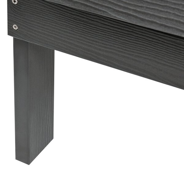 Kerti pad ADIRONDACK 125 cm Sötétszürke