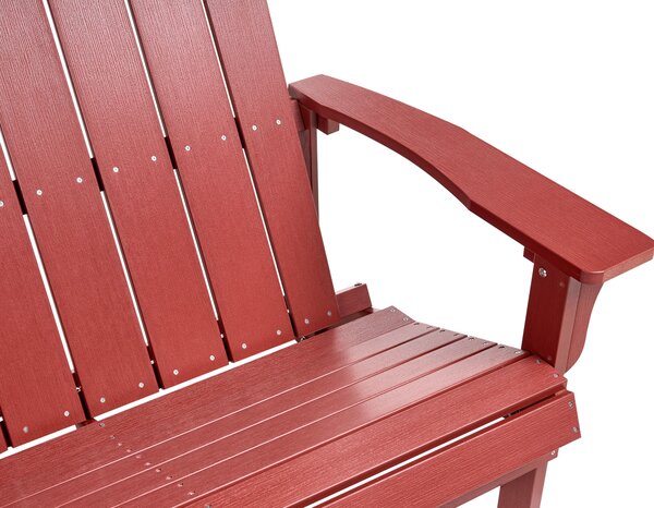 Kerti pad ADIRONDACK 125 cm Piros