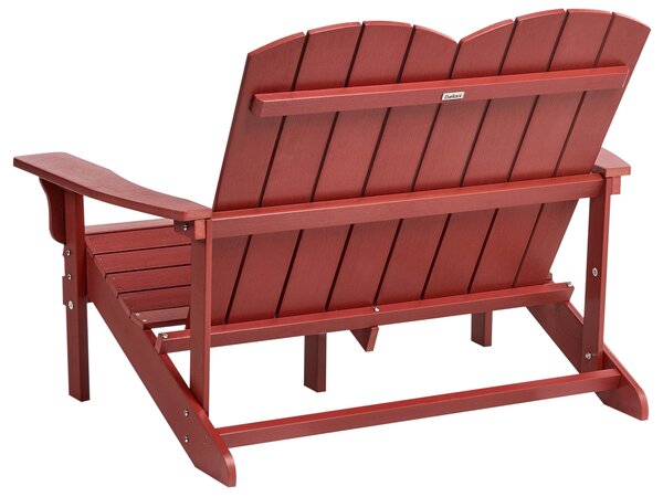 Kerti pad ADIRONDACK 125 cm Piros