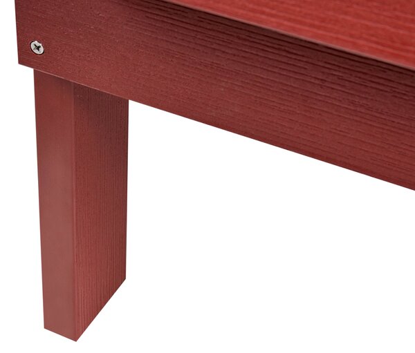 Kerti pad ADIRONDACK 125 cm Piros