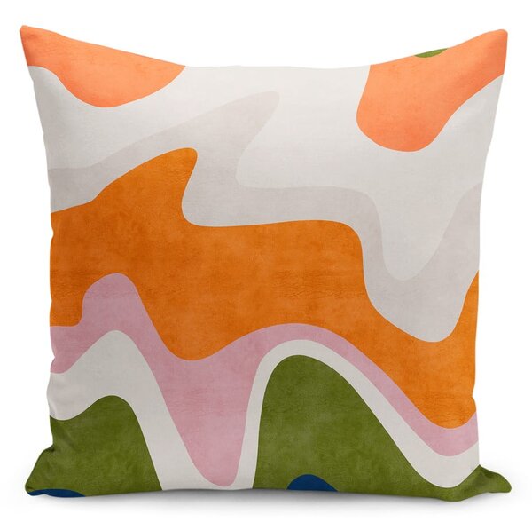 Párnahuzat 43x43 cm Squiggly Orange – Mila Home
