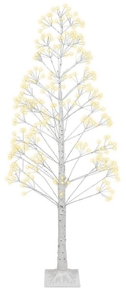 Kültéri dekoráció LED ALBIONI Fa 180 cm Fehér