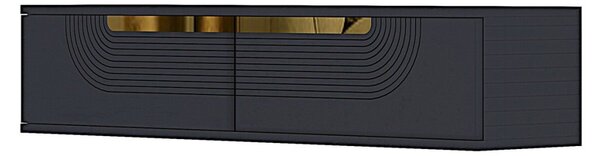 Meyra komód, antracit-arany, 120 cm – TR555CHM1600