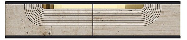 Meyra komód, antracit-travertin, 120 cm – TR555CHM1602