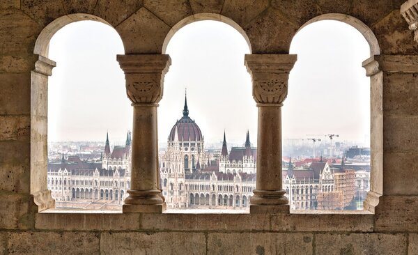 Budapest poszter, fotótapéta, Vlies (104 x 70,5 cm)