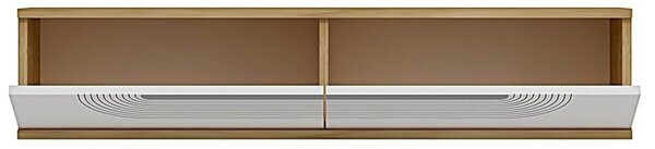 Meyra komód, zafír tölgy-fehér, 120 cm – TR555CHM1609