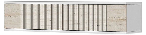 Corsa komód, fehér-travertin, 120 cm – TR555CHM1612