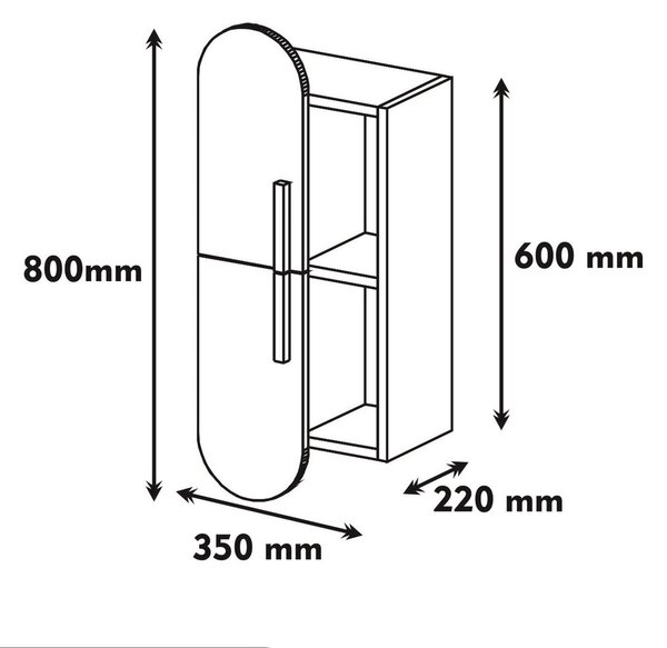 Polc Dolphie (dió + krém)