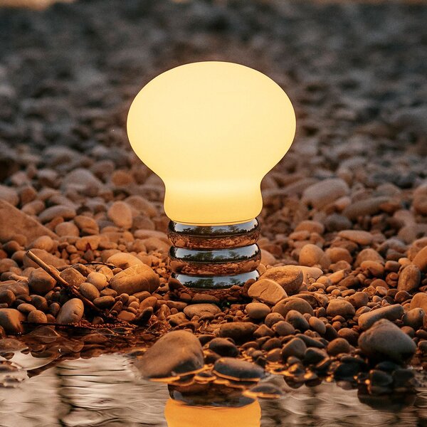Asztali lámpa Ingo Maurer, B.Bulb, dimmable, Fémes, Nappali, Fém, Dizájn