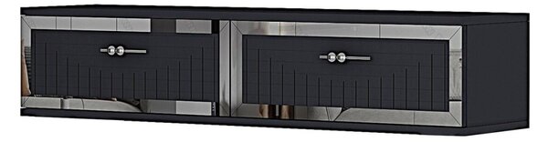Tuna komód, antracit-ezüst, 120 cm – TR555CHM1619