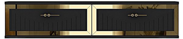 Tuna komód, antracit-arany, 120 cm – TR555CHM1618