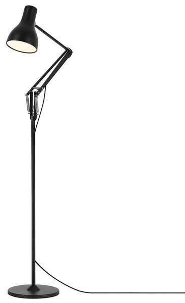 Állólámpa Anglepoise, Type 75, Fekete, Nappali, Fém, Indusztriális dizájn