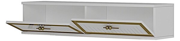 Tuna komód, fehér-arany, 120 cm – TR555CHM1620