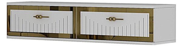 Tuna komód, fehér-arany, 120 cm – TR555CHM1620