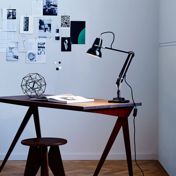 Asztali lámpa Anglepoise, Original 1227, Fekete, Dolgozószoba / iroda, Fém, Indusztriális dizájn