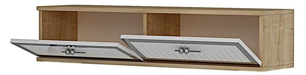 Tuna komód, zafír tölgy-fehér, 120 cm – TR555CHM1623