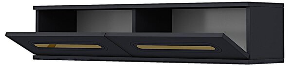 Rany komód, antracit-arany, 120 cm – TR555CHM1624