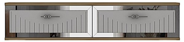 Tuna komód, zafír tölgy-fehér, 120 cm – TR555CHM1623