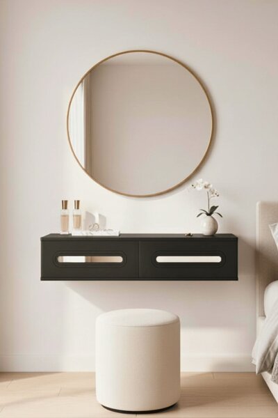 Rany komód, antracit-ezüst, 120 cm – TR555CHM1625